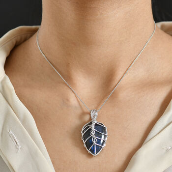 D'Joy AAA Labradorit Schmuckset ca. 50 cm 925 Silber rhodiniert ca. 30.00 ct