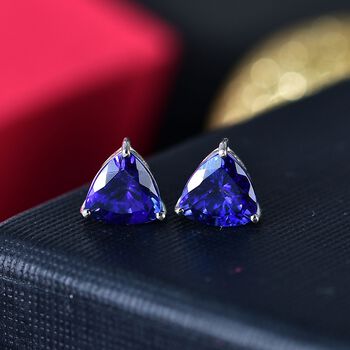 RHAPSODY AAAA Tansanit Ohrringe in 950 Platin - 2,33 ct.