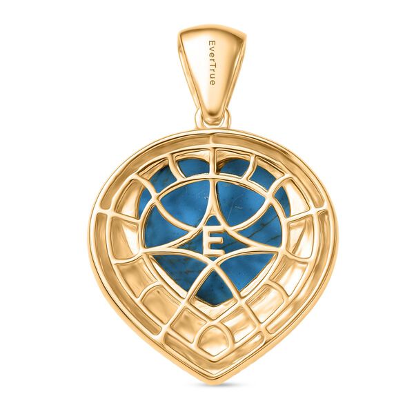 EverTrue blauer T&uuml;rkis Anh&auml;nger - 17,54 ct. image number 5