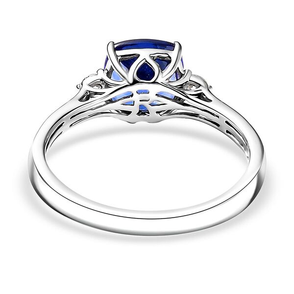 Rhapsody AAAA Tansanit, Weißer Diamant Ring 950 Platin (Größe 20.00) ca. 2,87 ct image number 4