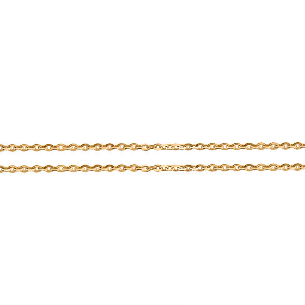 925 Silber vergoldet Kette ca. 60 cm ca. 3,29g image number 2