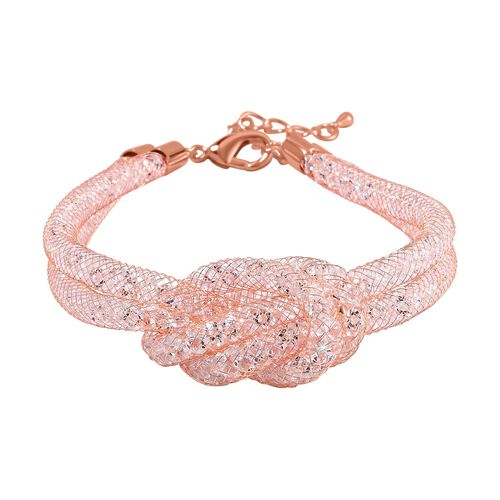 Weißer Kristall Armband ca. 20 cm Reines Messing image number 0