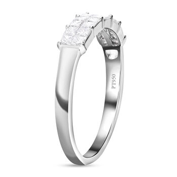 RHAPSODY SGL zertifizierter VS EF Diamant-Ring in 950 Platin  - 1 ct.