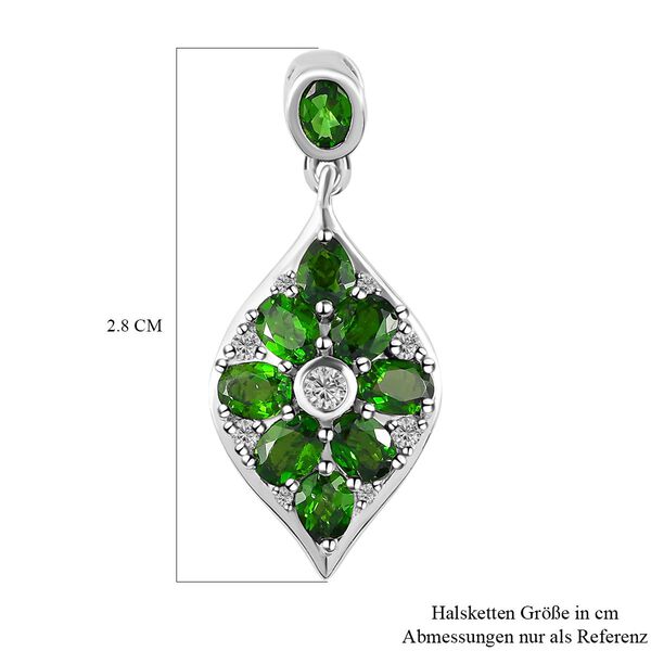 Natürlicher Chromdiopsid und Zirkon-Anhänger - 1,96 ct. image number 6