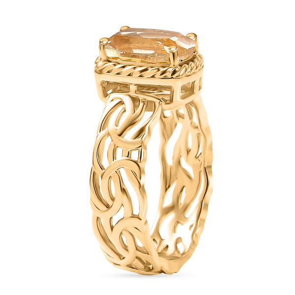 EVER TRUE AA Citrin Ring Nickelfreies Messing (Gr&ouml;&szlig;e 19.00) ca. 2,18 ct image number 4