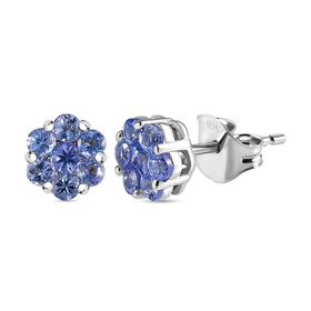 AA Tansanit Ohrringe - 0,84 ct.