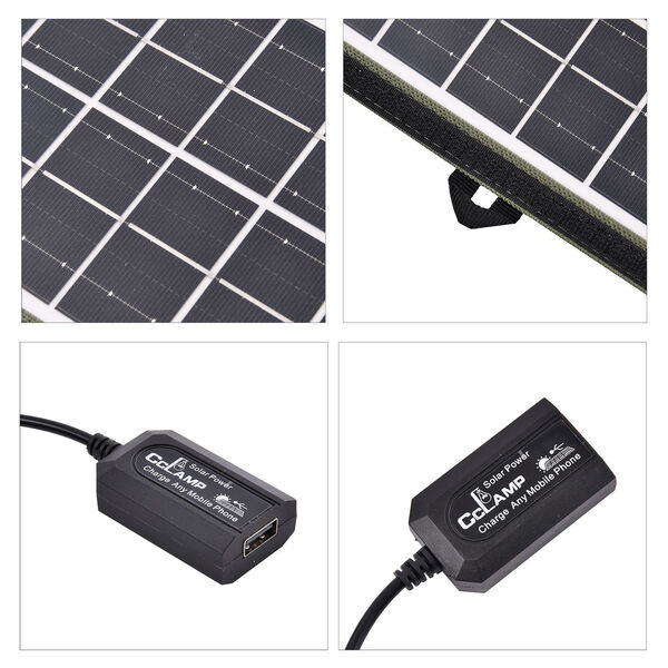 7W faltbares und tragbares Solarpanel, gr&uuml;n image number 8