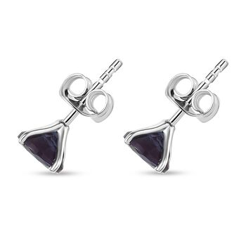 AAA Lab Grown Alexandrit Ohrringe 417 Gold ca. 3.12 ct