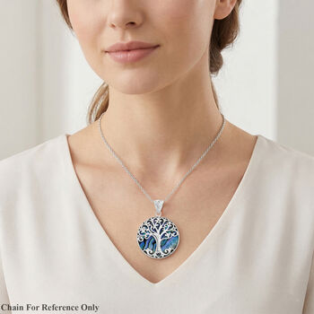 Royal Bali Kollektion - Abalone Muschel Lebensbaum-Anh&auml;nger