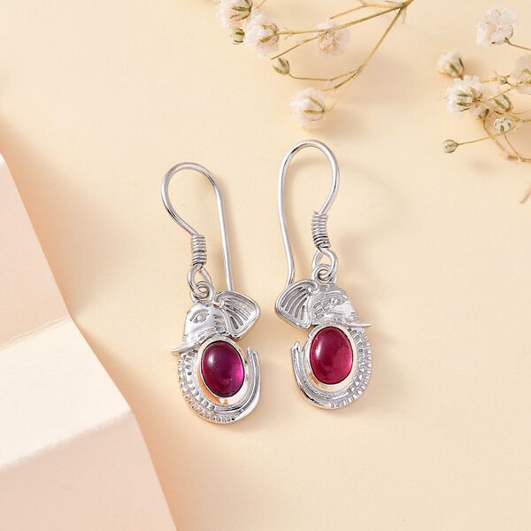 AA Afrikanische Rubin-Ohrringe - 2,58 ct. image number 2