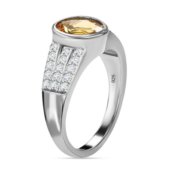 AAA Premium brasilianischer Heliodor und Zirkon-Ring - 2,04 ct. image number 4