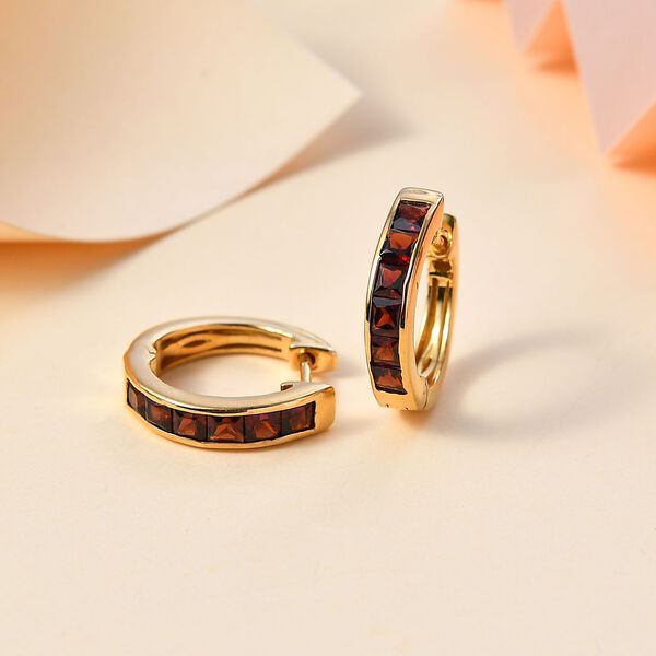 Mosambik Granat Ohrringe - 2,50 ct. image number 2