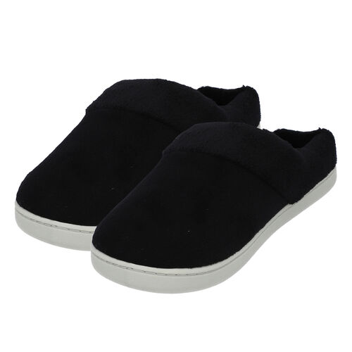 Superweiche Memory Foam Hausschuhe, Größe 40, Schwarz image number 0