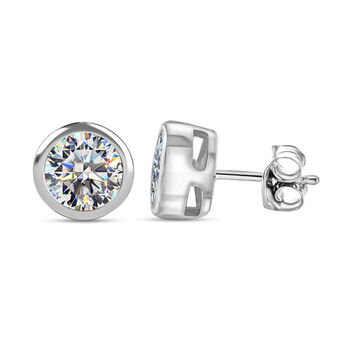 Moissanit Ohrringe - 2,20 ct.