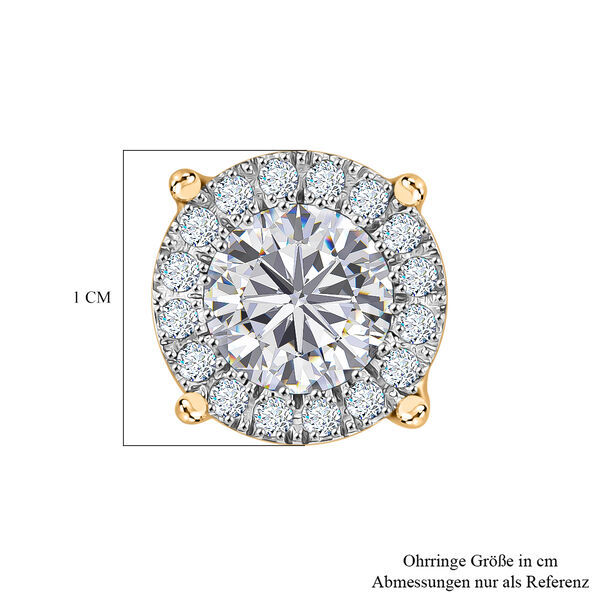 Moissanit Ohrringe - 1,80 ct. image number 5