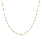 Feine Spindel-Gliederkette, ca. 50 cm, Edelstahl, ca. 8,50g, goldfarben