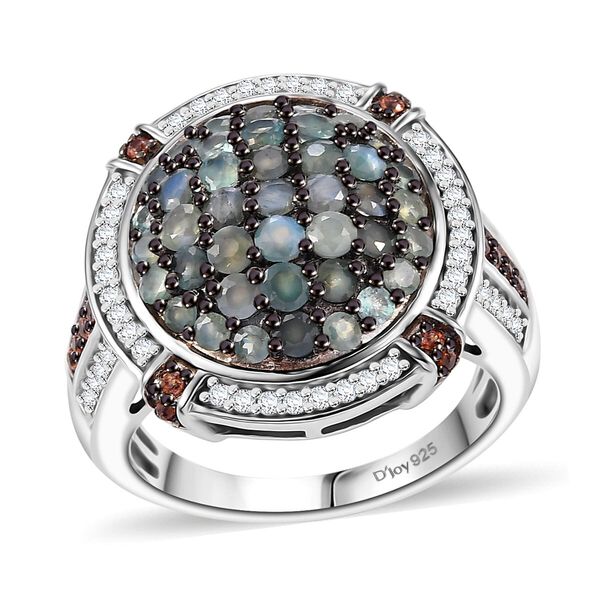 D'Joy AA Alexandrit, Kaffee und wei&szlig;er Zirkon Ring - 2,55 ct. image number 0