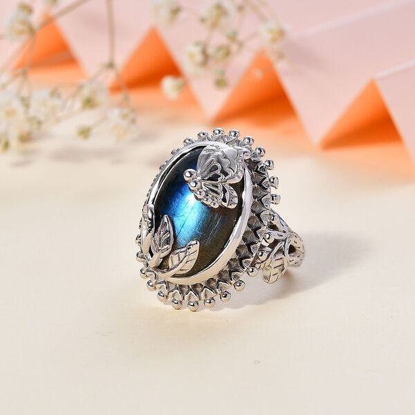 AAA Labradorit Ring - 12,06 ct image number 2