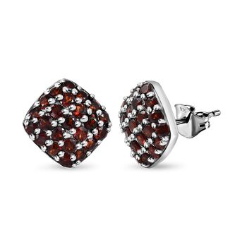 Nat&uuml;rliche Mosambik Granat-Ohrringe - 2,49 ct.