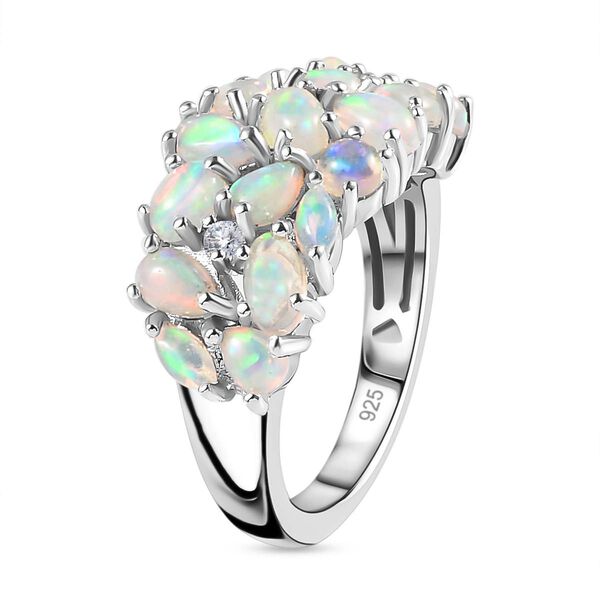 Natürlicher, äthiopischer Welo Opal Ring 925 Silber rhodiniert (Größe 19.00) ca. 2.41 ct image number 6