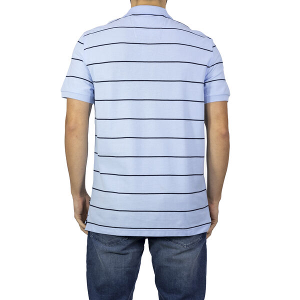 NAUTICA: Poloshirt mit aufgesticktem Logo, Hellblau image number 2