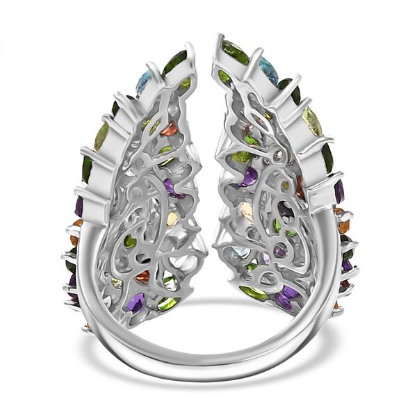 GP Amore Kollektion - Mehrfarbiger Ring, 925 Silber rhodiniert (Größe 19.00) ca. 6.97 ct image number 4