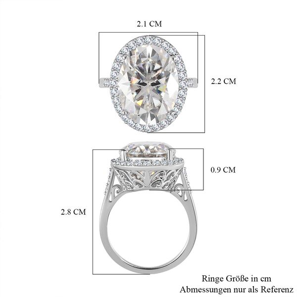 Moissanit Ring, ca. 10.48 ct image number 5