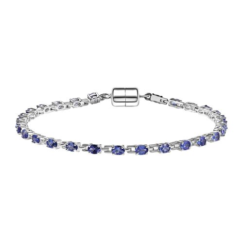 D Joy Tansanit Armband ca. 19 cm 925 Silber rhodiniert (10-15 Werktage Lieferzeit) ca. 4.28 ct image number 0