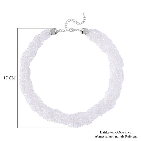 Geflochtene Glasperlen-Halskette image number 5