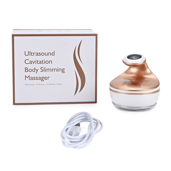 BEAULUXE - Ultraschall-Kavitations-Massager zur K&ouml;rperformung, Wei&szlig;gold