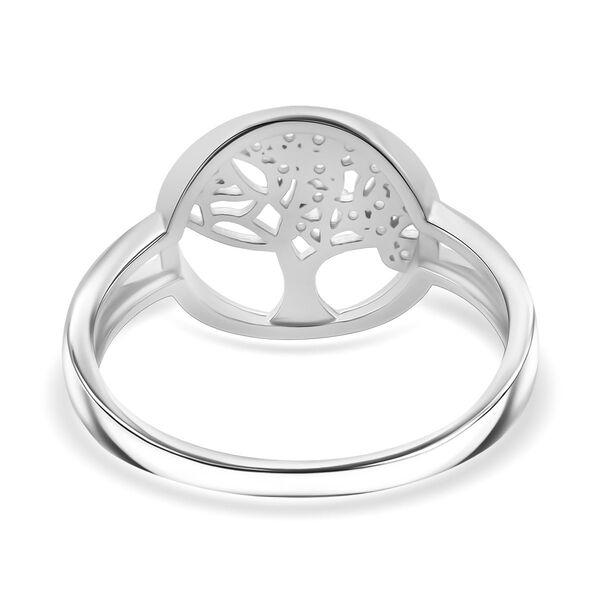 LUSTRO STELLA -  Wei&szlig;er Zirkonia Ring 925 Silber rhodiniert (Gr&ouml;&szlig;e 17.00) image number 4