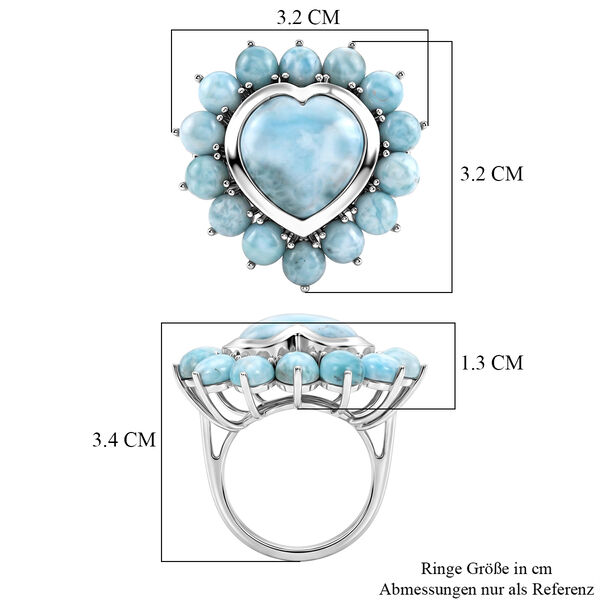 D'Joy Larimar Ring - 22,58 ct. image number 6