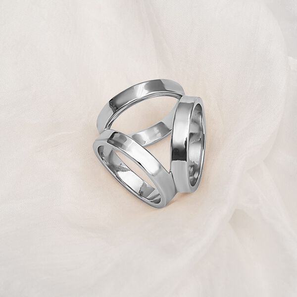 The 5th Season - kunstvoller Schalring, silber image number 2