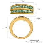 AAA Kagem Sambischer Smaragd Ring, 925 Silber Gelbgold Vermeil (Größe 17.00) ca. 1.66 ct image number 6