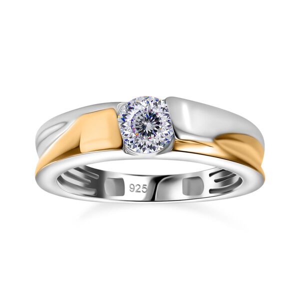 Moissanit Ring  - 0,48 ct. image number 4