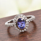 AA Tansanit und Zirkon Ring - 1,44 ct. image number 1