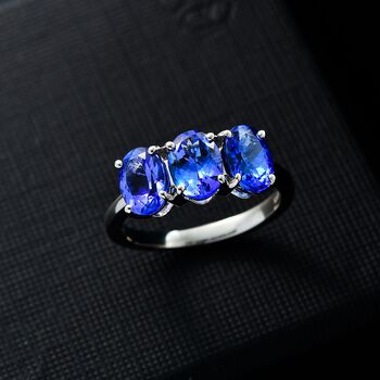 RHAPSODY AAAA Tansanit Ring in 950 Platin - 3,50 ct.