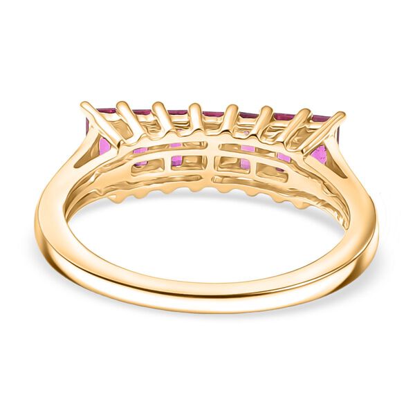 AAA burmesischer Rubin Ring in 585 Gold -1,06 ct. image number 6