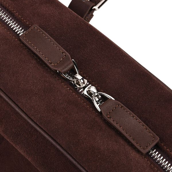 Handtasche aus Echtleder, 35x25x12cm, Dunkelkaffee image number 5