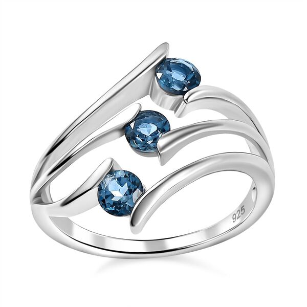 London Blautopas Ring - 0,98 ct. image number 4
