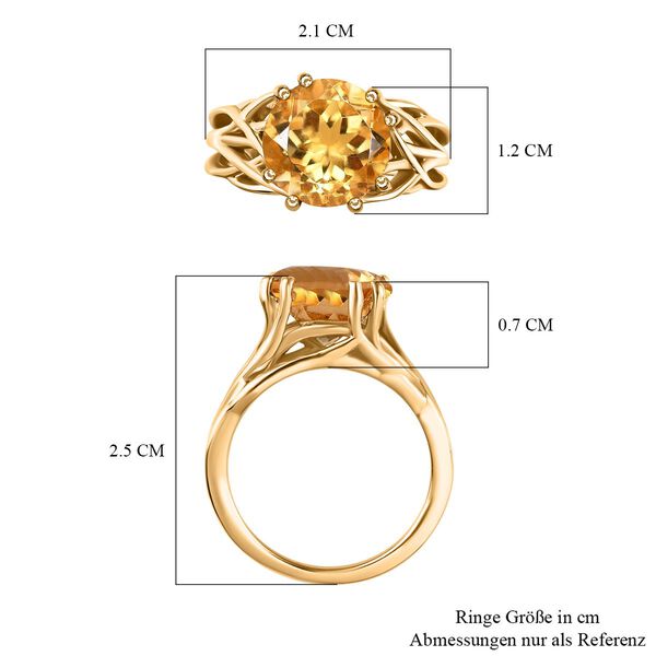 Citrin Ring - 3,53 ct. image number 7