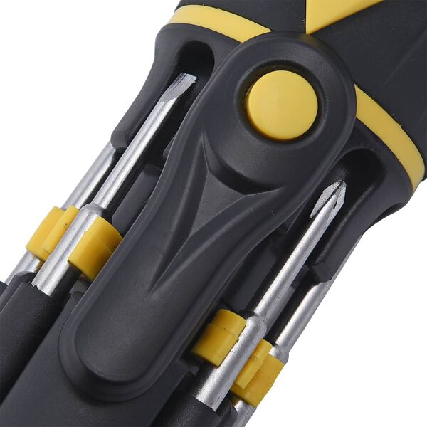 10 in 1 multifunktionale und tragbare LED-Taschenlampe, Schwarz und gelb image number 4