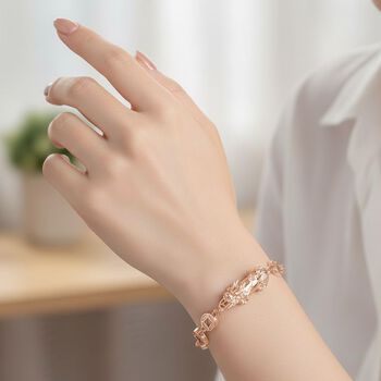 Nickelfreies Messing Armband ca. 18 cm + 2.5 cm Extender, ca. 13,50g