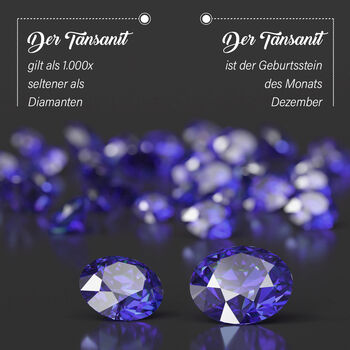 Tansanit Armband ca. 19 cm 925 Silber rhodiniert ca. 12.50 ct