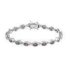 Nordlicht Mystik Topas Armband, ca. 19 cm, 925 Silber platiniert ca. 9.94 ct image number 0