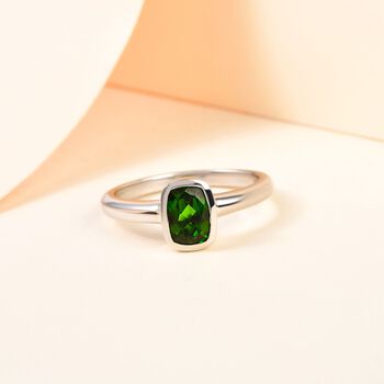 Nat&uuml;rlicher Chromdiopsid-Ring - 0,85 ct.