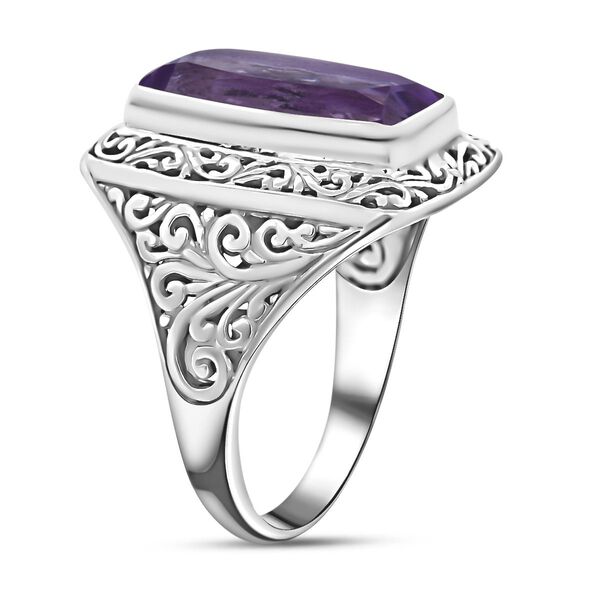 Royal Bali - Rose De France Amethyst Ring, 925 Silber (Gr&ouml;&szlig;e 19.00) ca. 8.36 ct image number 3