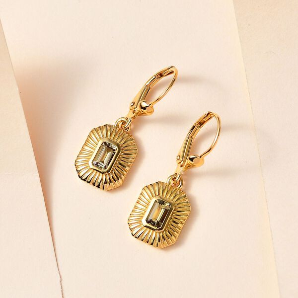 AA nat&uuml;rlicher goldener Tansanit-Ohrringe - 0,57 ct. image number 2