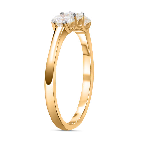 LUXURIANT IGI zertifizierter SI GH Labor Diamant Ring - 1 ct. image number 13