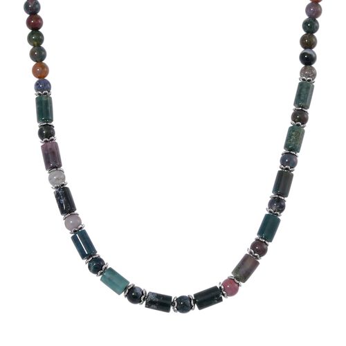 Indische Achat-Halskette, 45 cm - 220 ct. image number 0